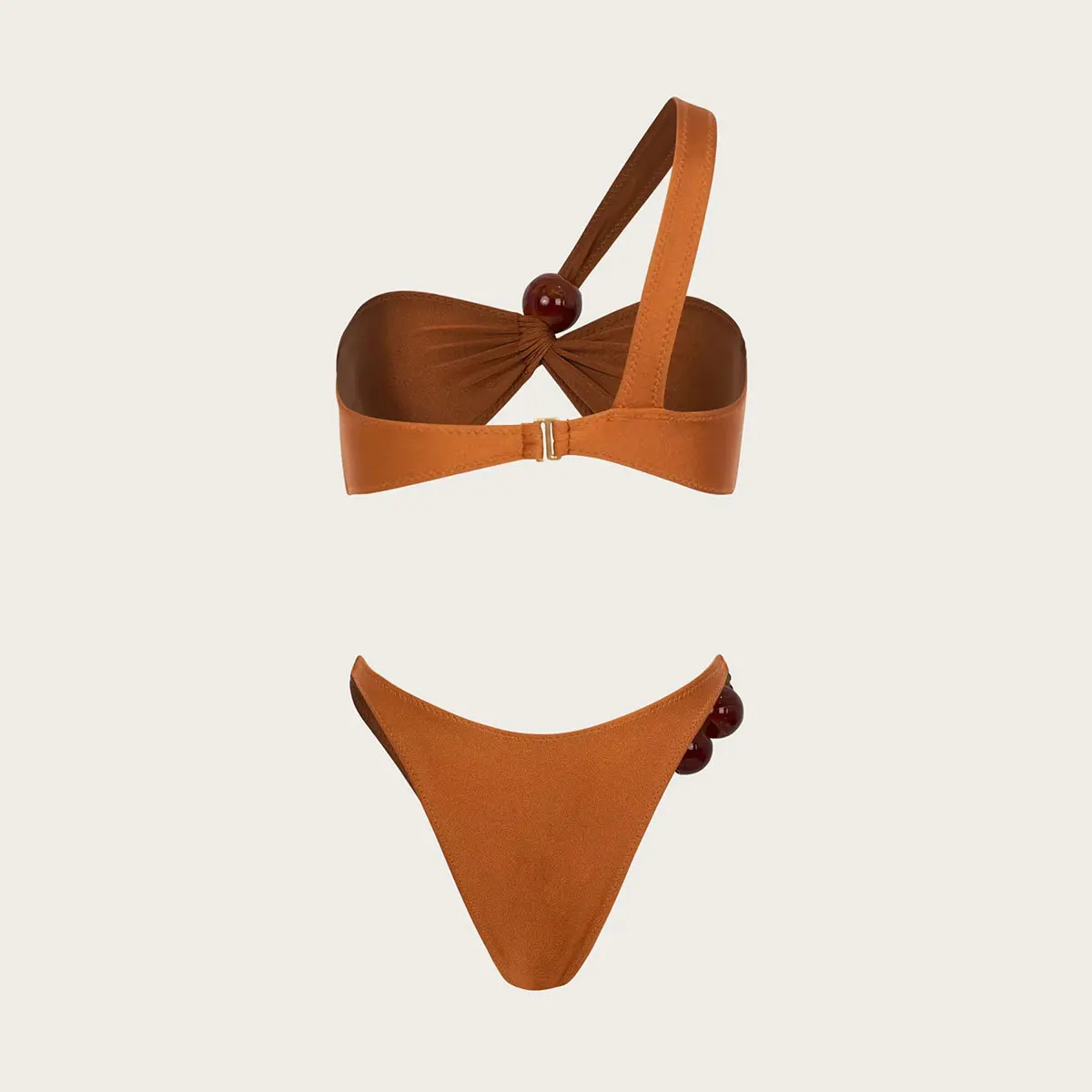 Sexy Solid Bikini Set 2025 Women Halter Push Up Bra Tie Side Triangle Swimsuit Summer Bathing Suit Femme Lace Up Micro Swimwear