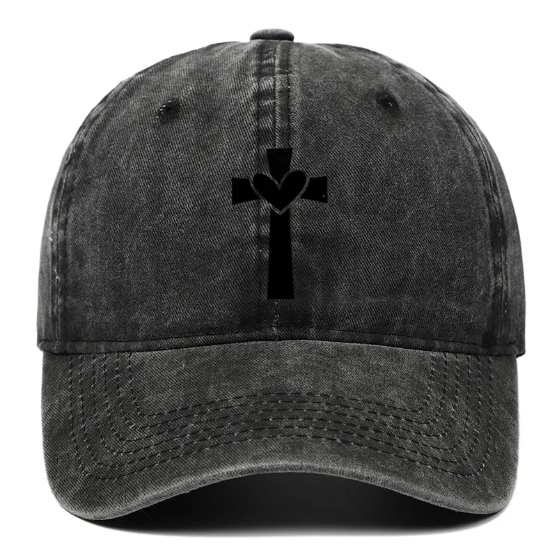 

Black Personalized Pattern Printed Baseball Hat Outdoor Activity Washed Duck Tongue Hat Suitable for Sunscreen and Sunshade