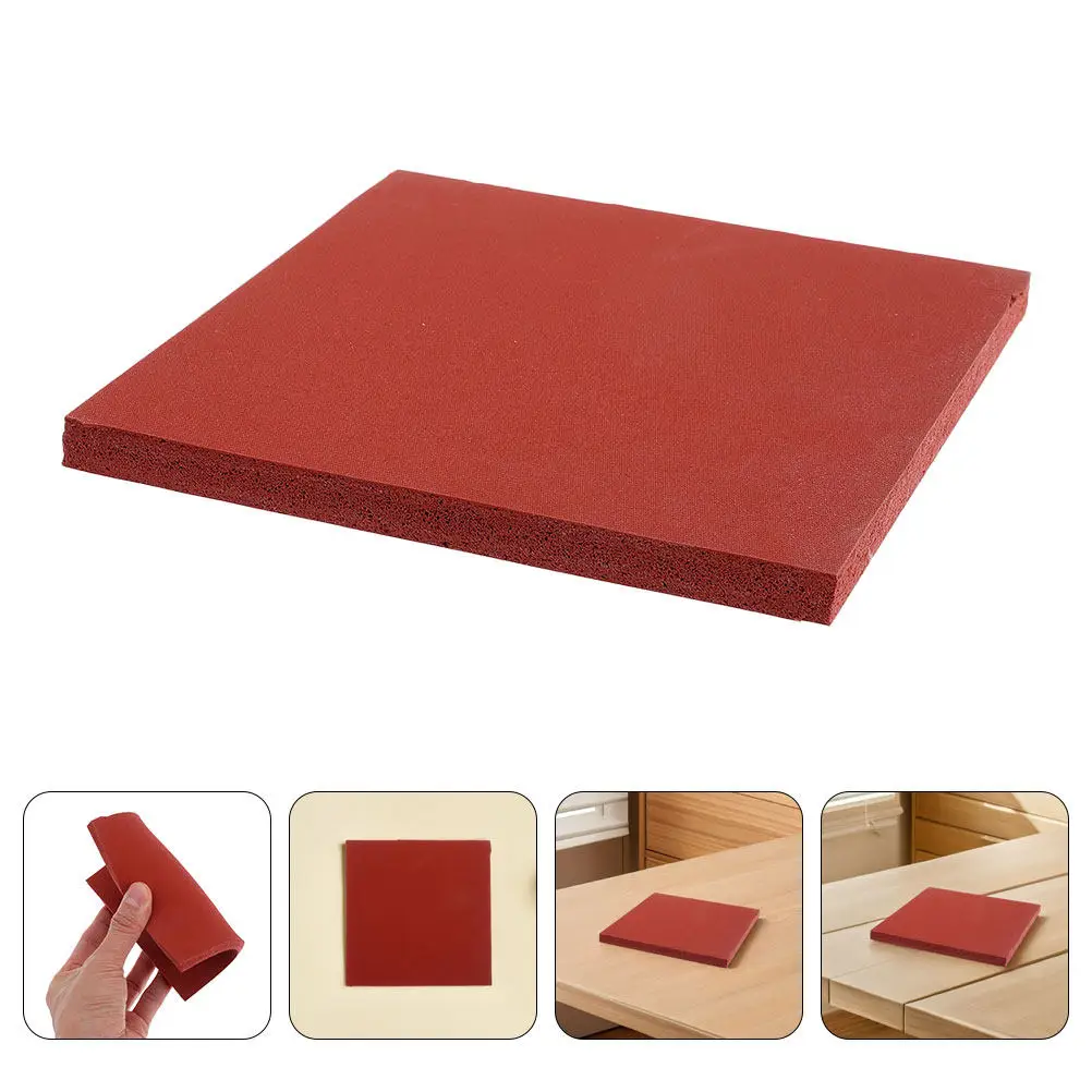 Small Square Silicone Heat Transfer Mat High Temp Resistant Washable Reusable for Sublimation Press Machines Even Pressure