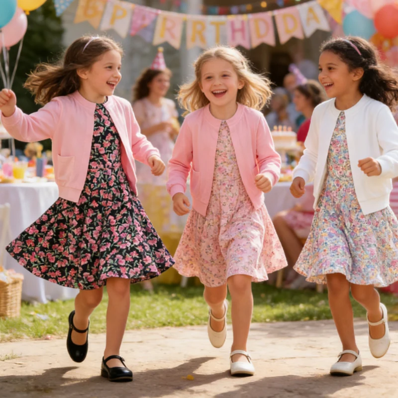 

Карнавальный костюм для девочек: платье в пасторальном стиле + шапочка + фартук + шапочка-бонет, комплект из 4 предметов для детей, белое средневековое винтажное платье