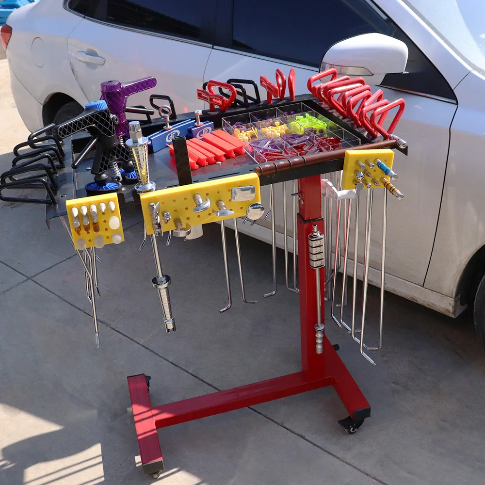 

Инструмент для ремонта вмятин на автомобиле, восстановление вмятин на лотке, автомобиль для хранения рычага поддона, тележка для ремонта автомобилей