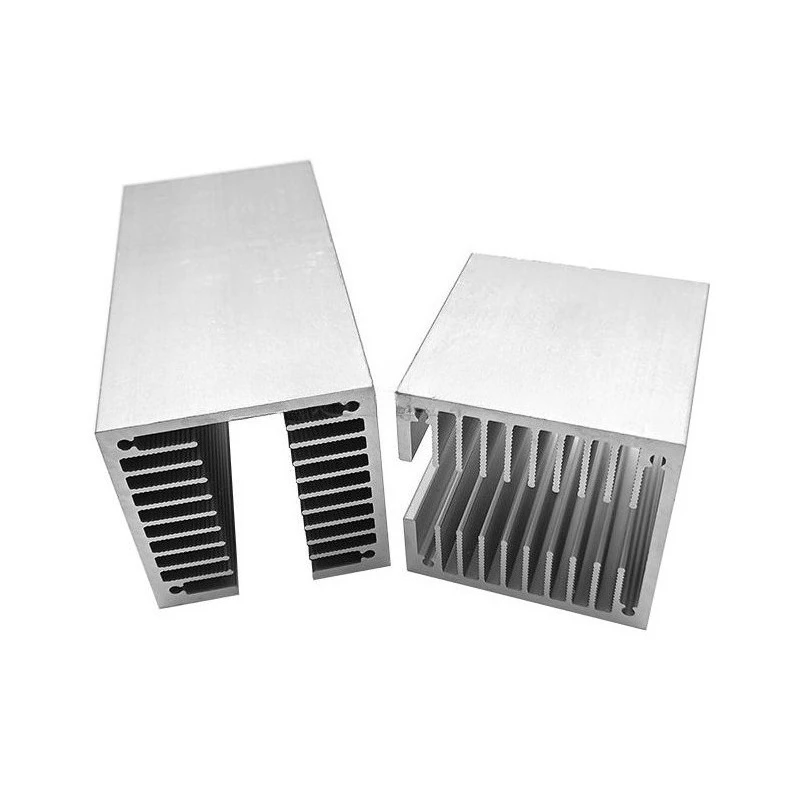 

40x40x100mm 50x50x100mm U-slot High Power Aluminium Heatsink for CPU Power Triode Cooling