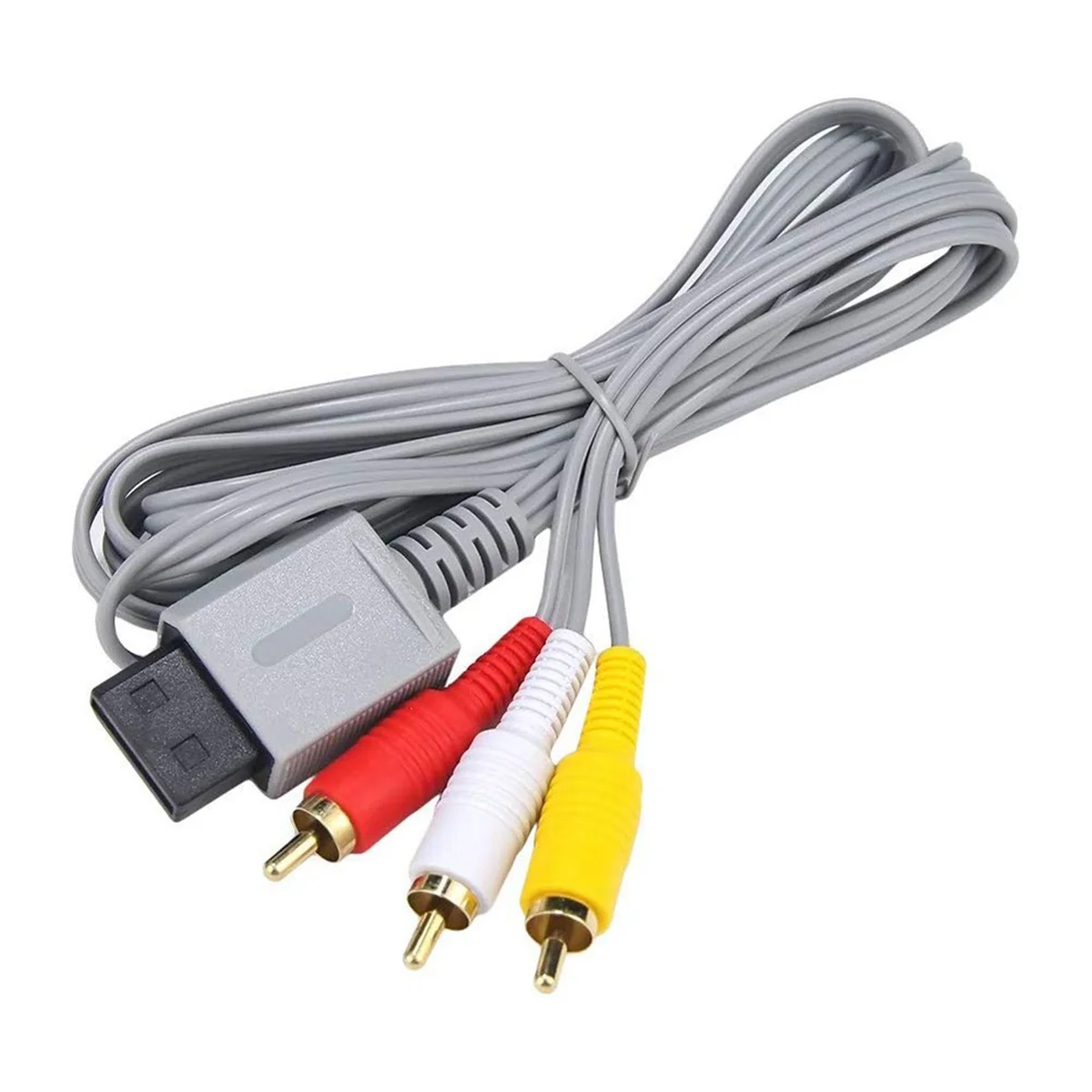 Y67A 3 in 1 Wired Motion Sensor Bar + AC Power Supply Adapter Cord + Composite Audio Video Cable for Nintendo Wii EU Plug