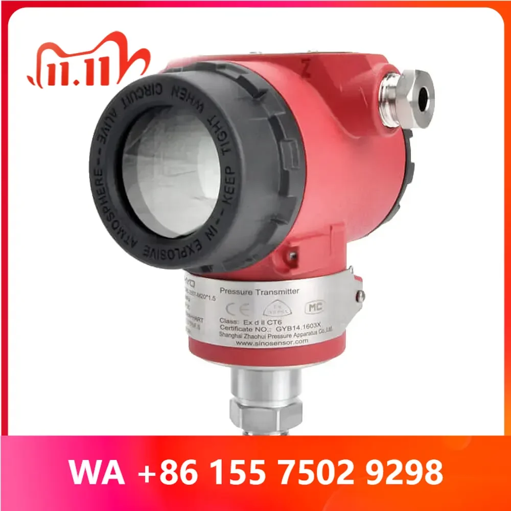 ZHYQ 4-20mA Local Display Hart Monocrystalline Silicon Digital Pressure Gauge solute Pressure Transmitter Explosion-Proof IP67