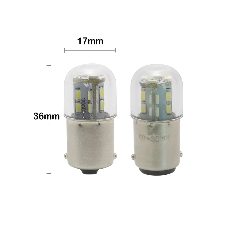 1156 BA15S G18 R5w R10W 6-28v 10-30V Led Bulbs Equipment Indicator 2W Chips Signal Lamp pack of 4
