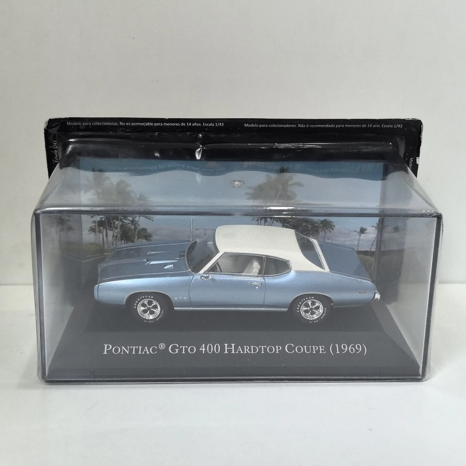 

Diecast IXO 1/43 Scale PONTIAC GTO 400 HARDTOP COUPE 1969 T4 Alloy Car Model