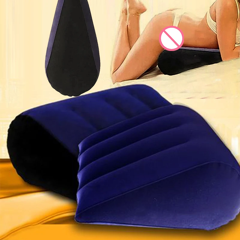 Inflatable Sex Love Pillow Couple Air Magic Game Toys BDSM Body Positions Support for Women Man Cushion Adult Sexy Aid Pillows