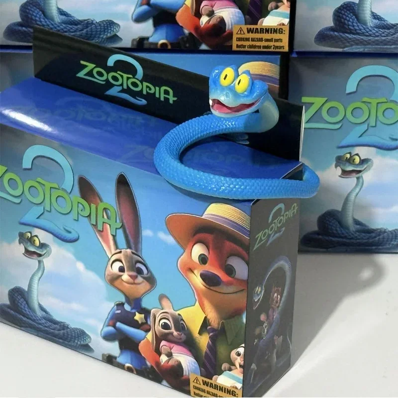 2026 Zootopia2 Gairui Snake animated**peripheral cartoon&model joint movable figure decoration ornament boy's toy holiday gift!!