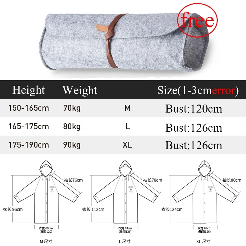 Chubasquero impermeable EVA para parejas - Pesca y montaña - imagen 3