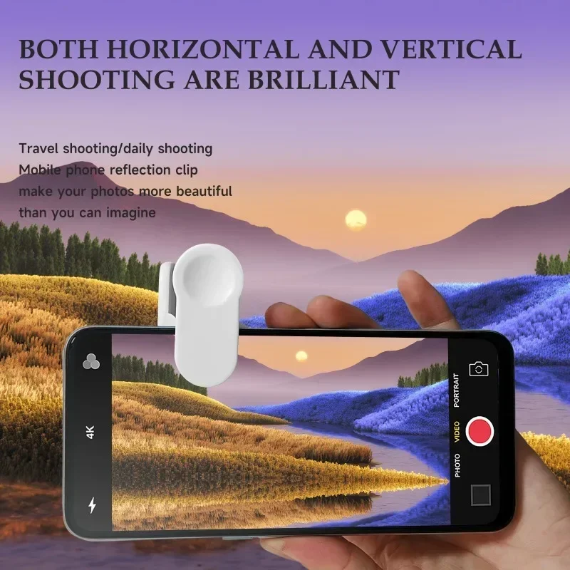 Smartphone Camera Mirror Reflection Clip Kit For All Phone Models Perfect Tool For Photographers