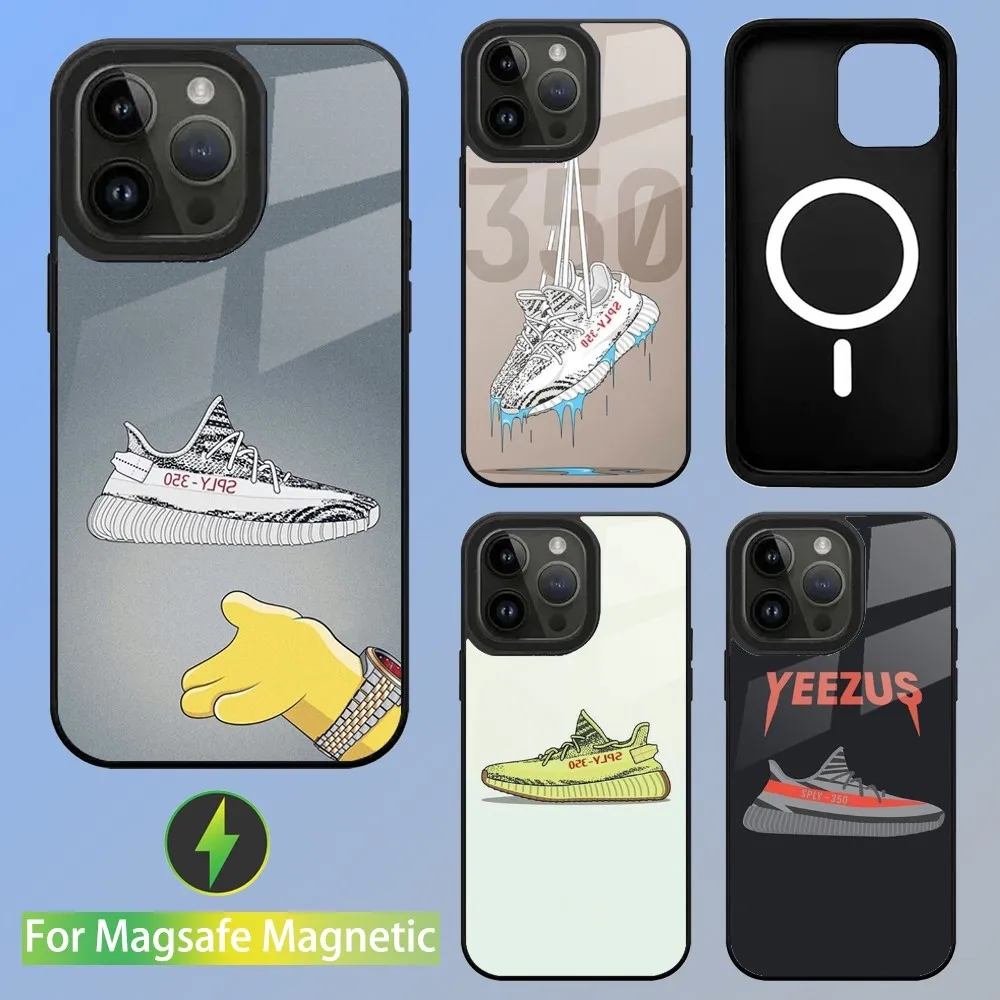 Y-Yeezy 350 Boost Phone Case For iPhone 15,14,13,12,11,Plus,Pro,Max Mini Magsafe Magnetic Wireless Charging