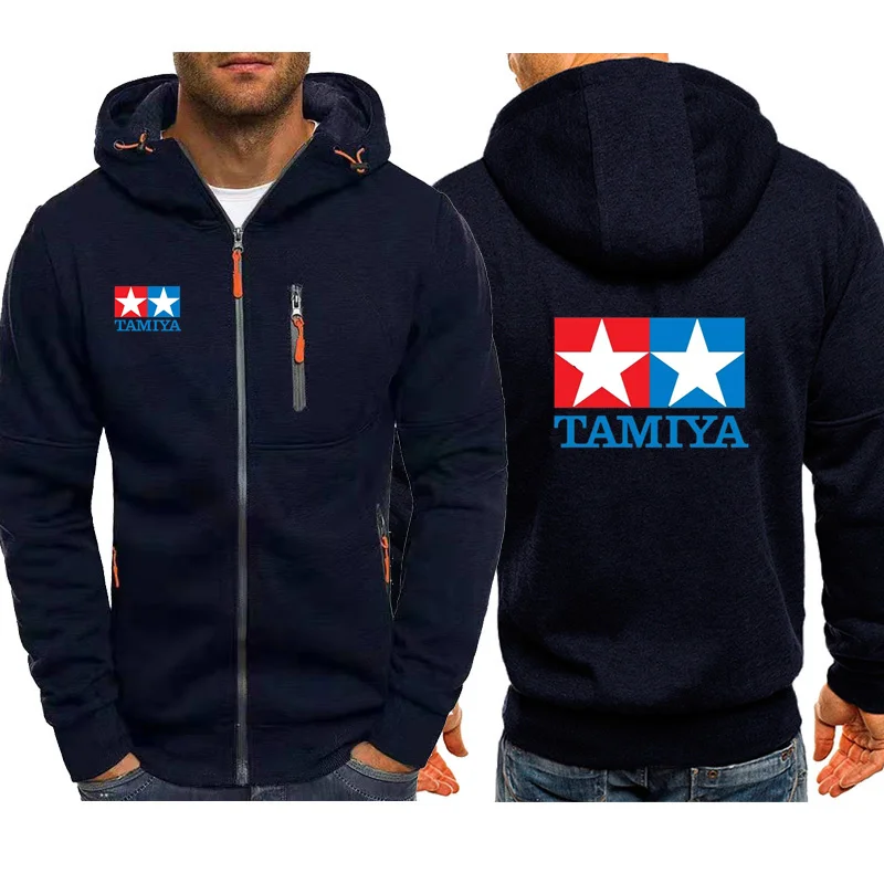 TAMIYA Legendary 90 Car Toy Classic Logo Print Hoodie Set Men\'s Fleece Sweater Casual Sportswear Casual Sweatshirts 2024