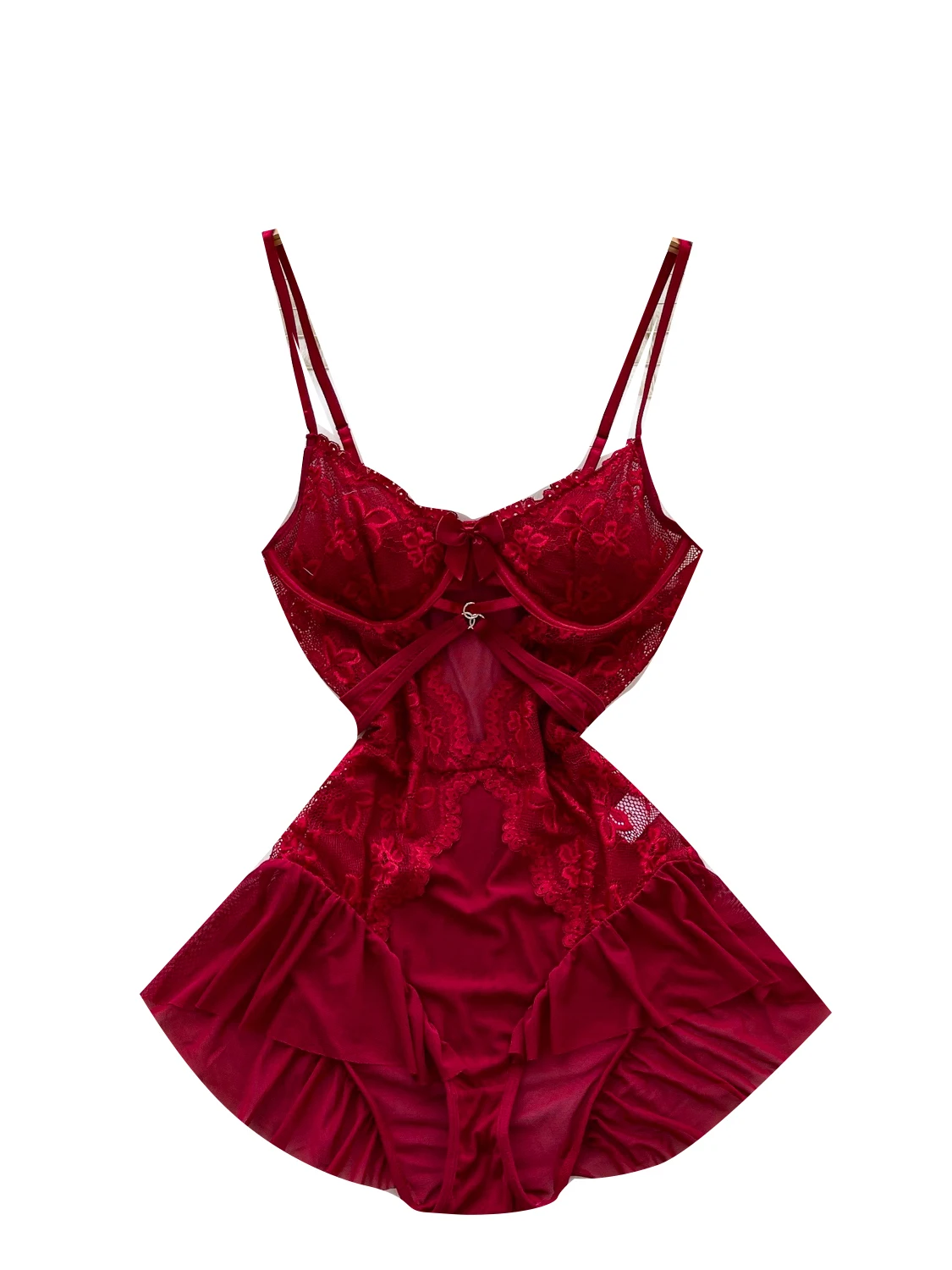 

Купальник из трех предметов с кружевной отделкой, женский утягивающий внутренний костюм, топ, прямой крой, брюки с высокой талией, эксклюзивные онлайн-штаны