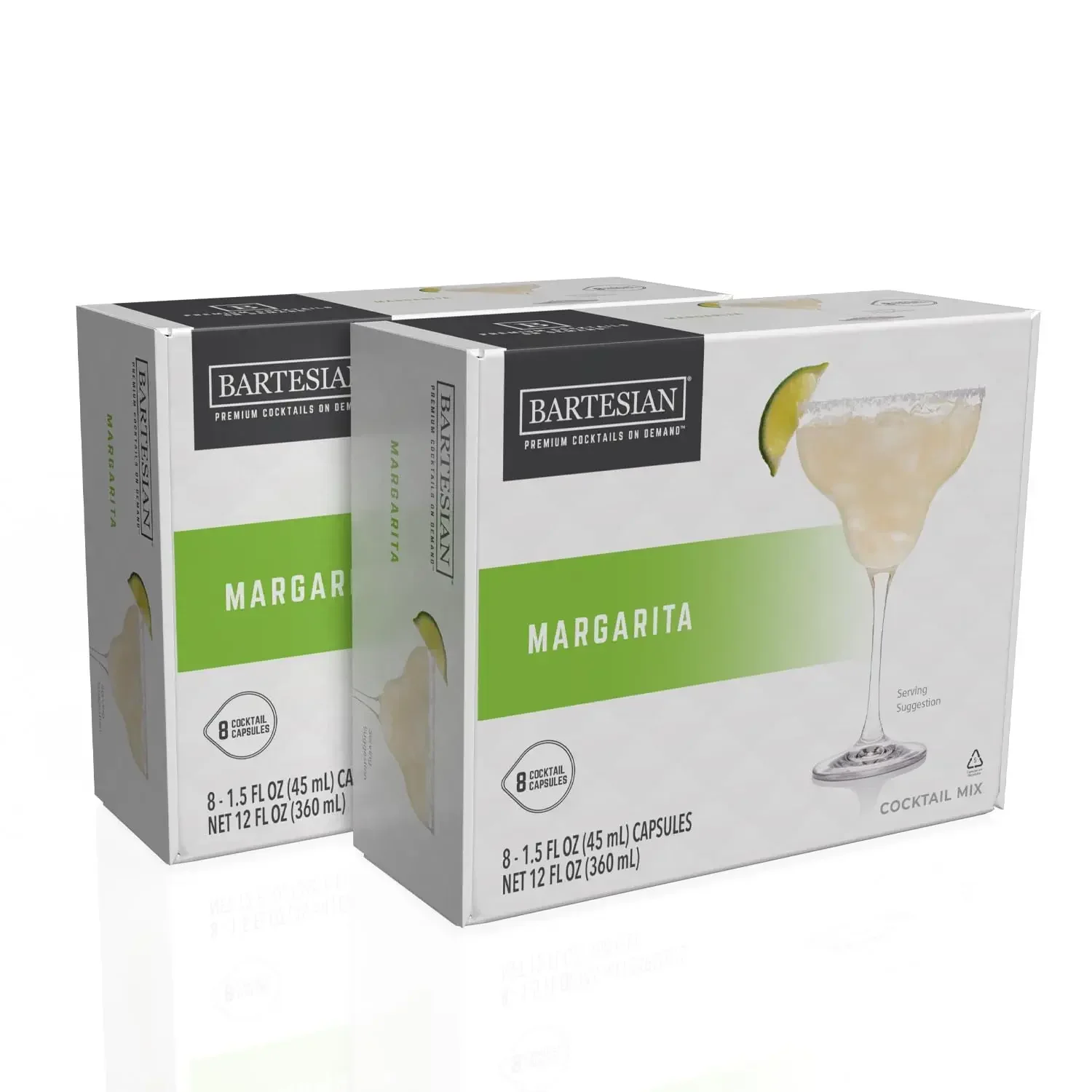 

home.Bartesian 16-Pack Margarita Mixer Capsules for Cocktail Machine – Home Bar Mixology Cocktails Mix Pod Capsule Set