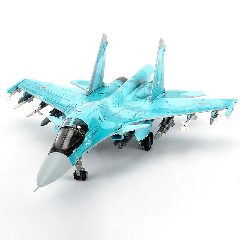 

Литая под давлением масштаб 1/72, русские ВВС, SU34, модель истребителя, игрушка для взрослых, любителей, коллекционные сувениры, подарки, украшение