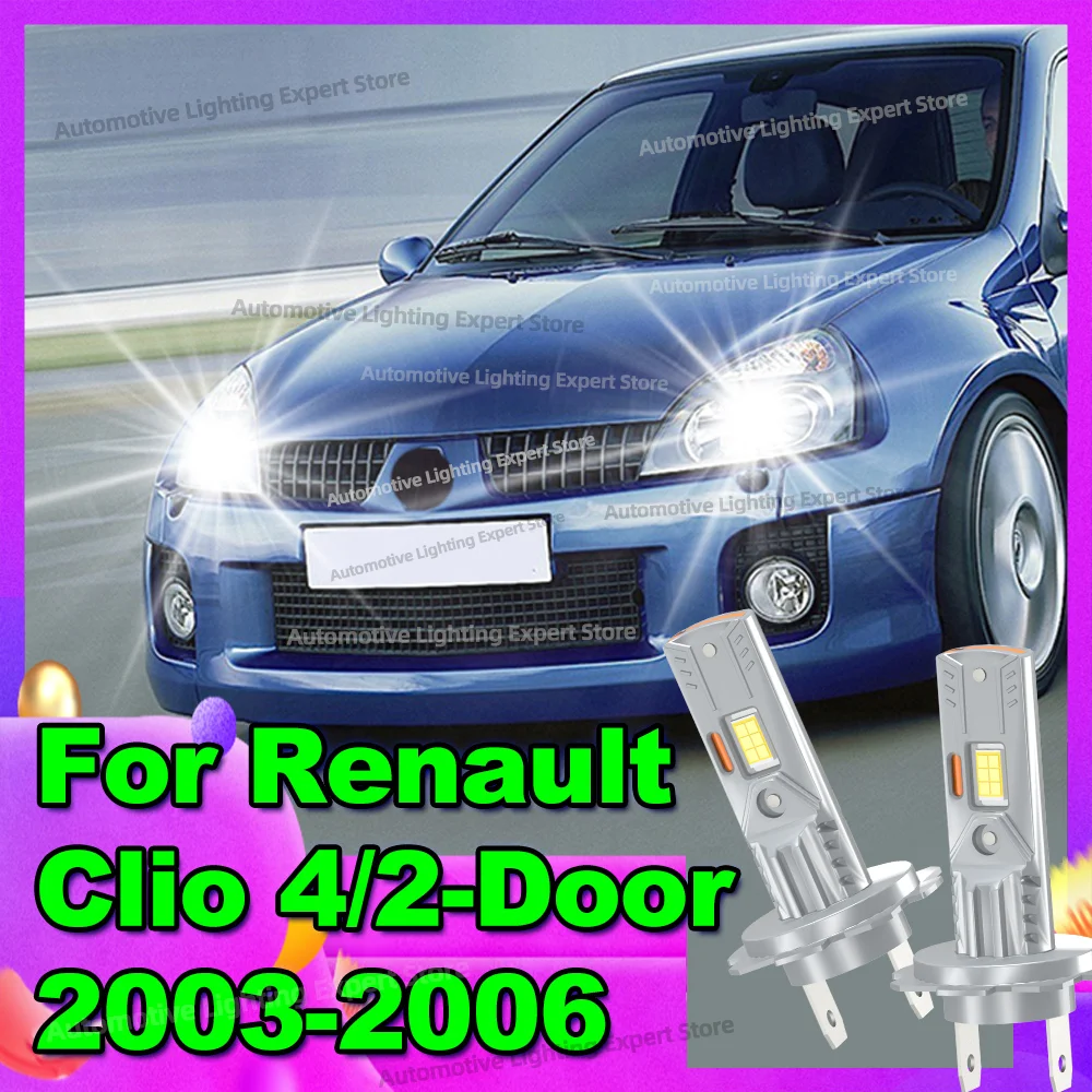 

LED Car Headlamp Bulbs 180W High Power CANBUS Lamp For Renault Clio 4/2-Door 2003 2004 2005 2006 2006