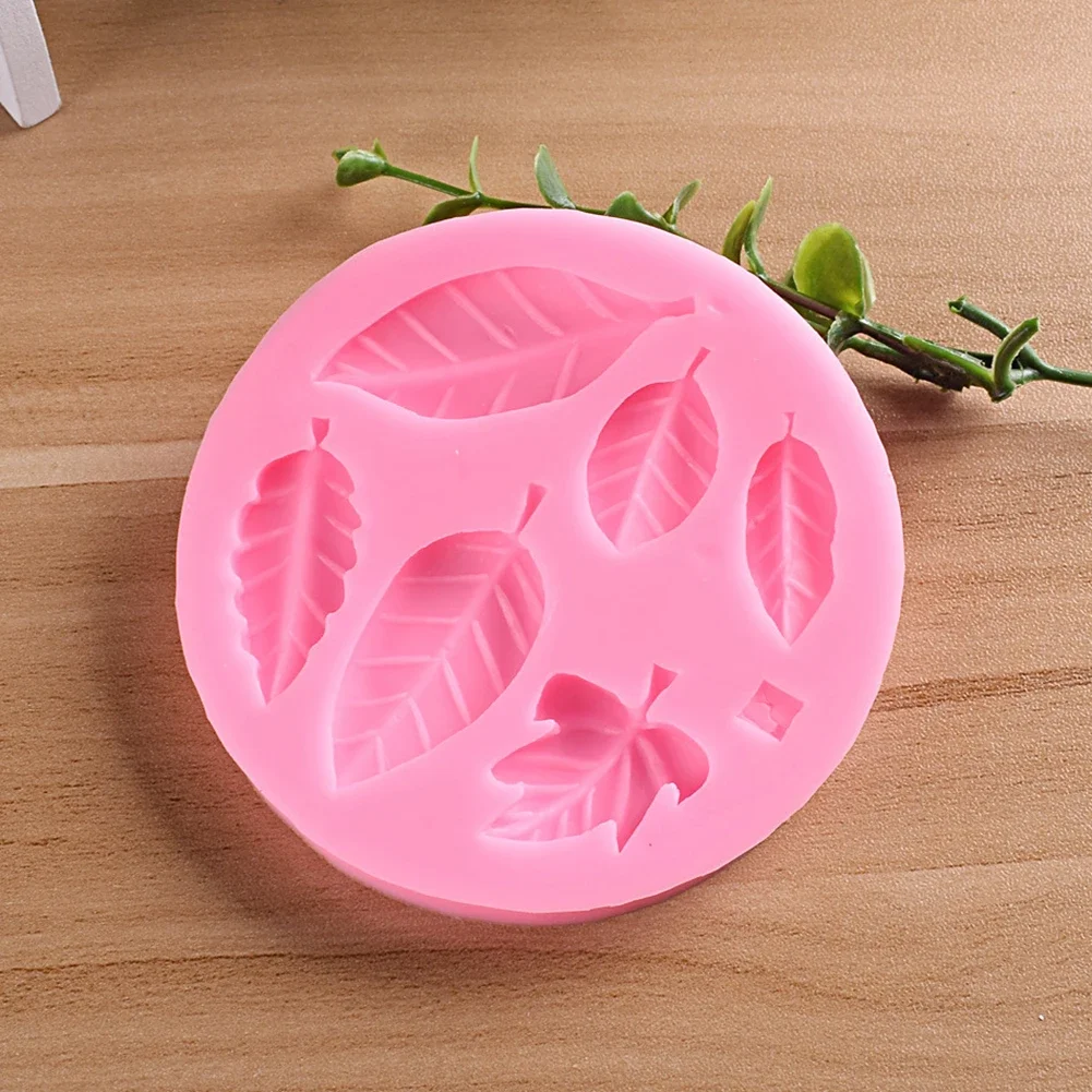 DIY Palm Trees Leaf Silicone Molds Turtle Leaves Fondant Mold Cake Decoration Tools Chocolate Candy Sugarcraft Mould