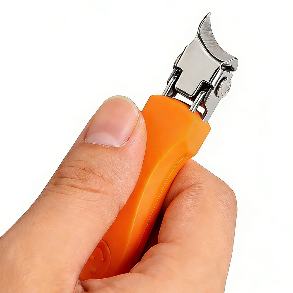 Nail Clipper Stainless Steel Nail Cutter Anti-Splash Toenail Clippers For Ingrown Nails Professional Nail Trimmer Scissors
