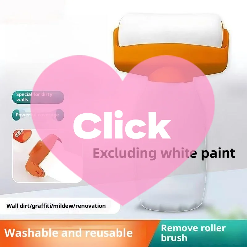 

1Pcs Wall Repair And Touch-Up Tool Reusable 350ml Paint Roller Brush Water Based Latex Paint Plastic Bottle DIY Accessories