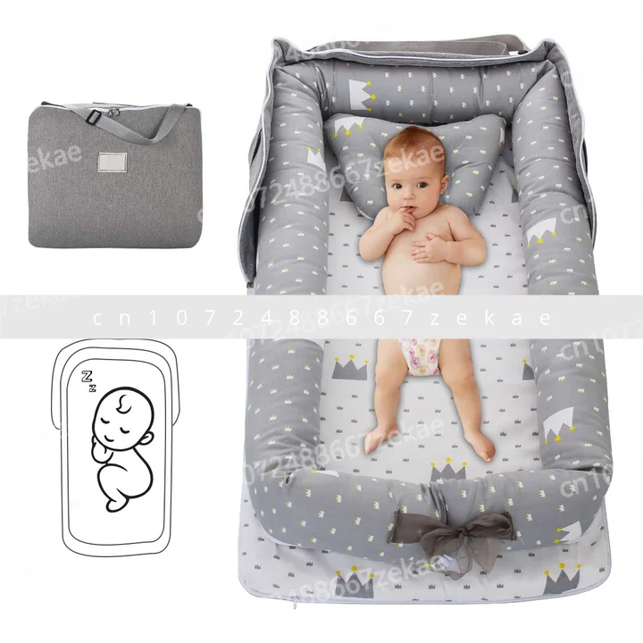 Cama de viaje de avión para niños pequeños Nest, cuna moderna, mochila personalizada al por mayor, cama portátil en la cama, bebé biónico