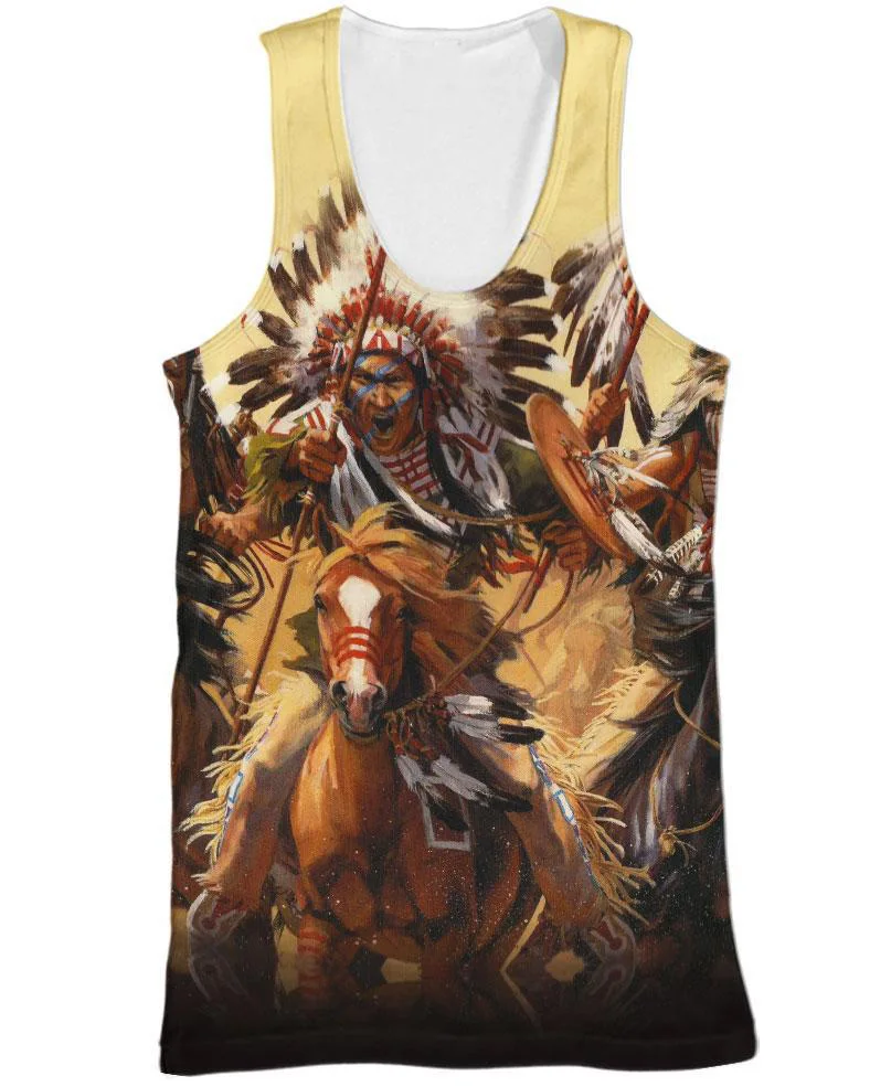 

New Ethnic Style Tank Tops Totem 3D Print Men's Streetwear Oversized Fitness Gym Vest Sleeveless Bodybuilding Tops Men Clothing