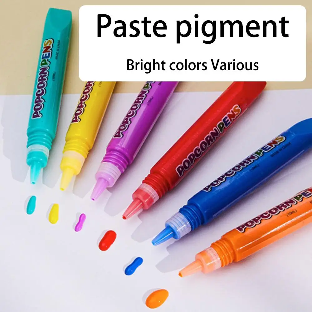 3d Printing Pen Graffiti Popcorn Pen Expansion Effect Birthday Card Child Pencils And Writing Instruments Handmade Bubble Pen