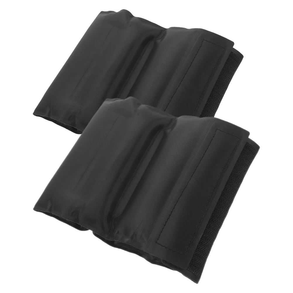 

2Pcs Cooler Ice Bags Reusable Black Polyester Gel Packs Lunch Box Kitchen Small Ice Packs For Bar Tools Accessories