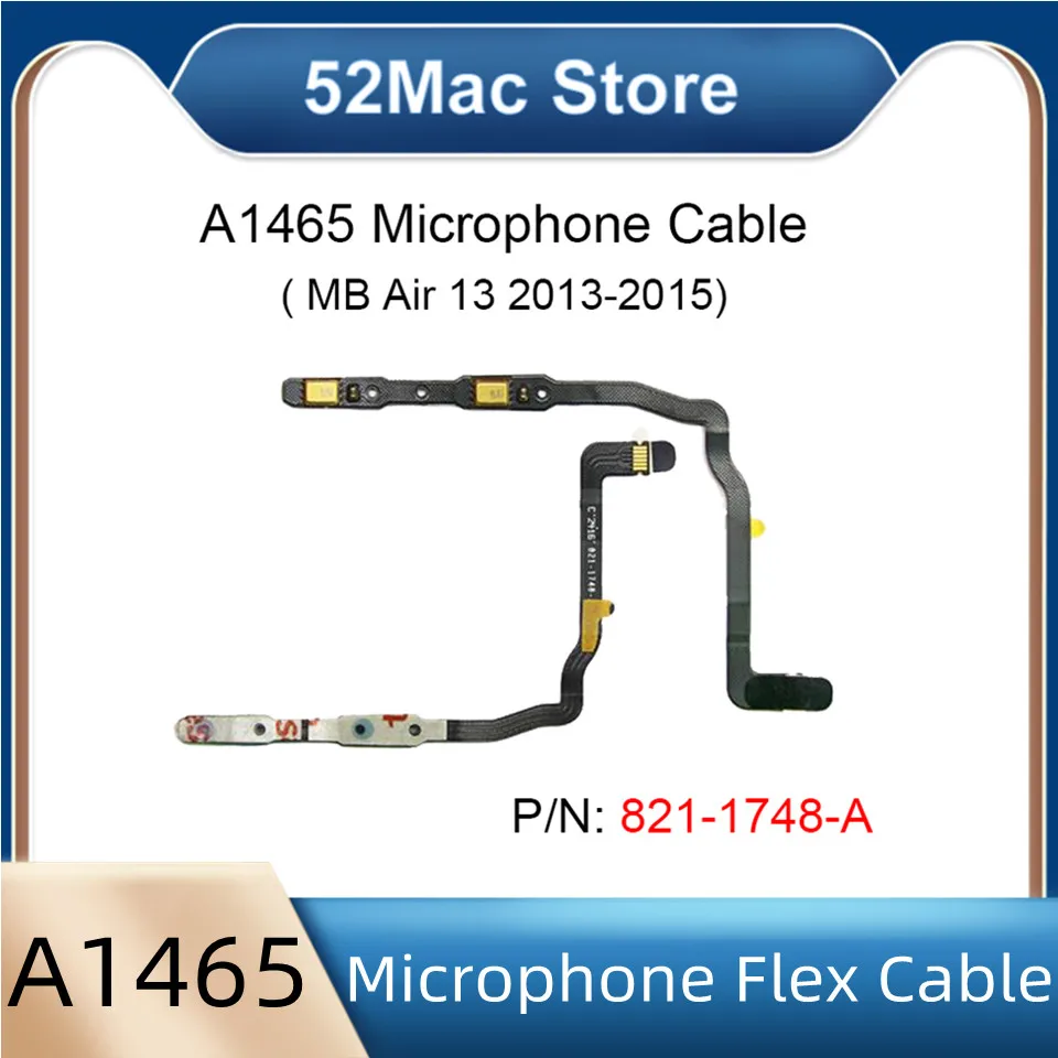 New Original A1465 Microphone Flex Cable 821-1748-A for Macbook Air 11