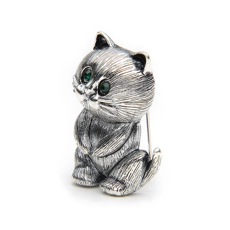 Cute Cat Pins Men Women Animals Beautiful Brooch