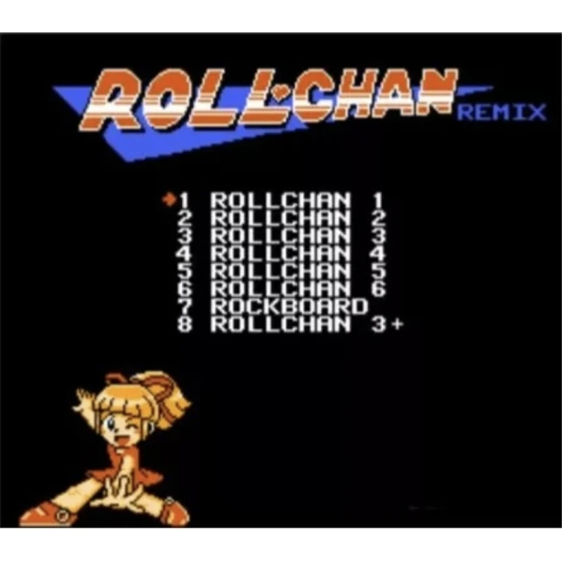 ROLLCHAN REMIX 8 in 1 Collection 8Bit Retro Game Cartridge for NES Console 72Pins Video Game Card