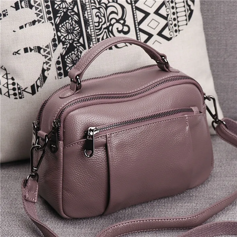 

Women Bag Large Capacity New Portable Shoulder Crossbody Small Square Fashion Trendy Big Bag PU Leather Multi-Layer