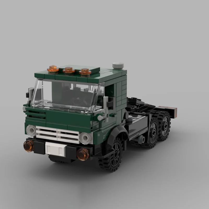 202 قطعة MOC كاماز شاحنة جرار مدينة Cargoed نموذج اللبنات العمارة ألعاب إبداعية الطوب الاطفال هدية الكريسماس عيد ميلاد #6