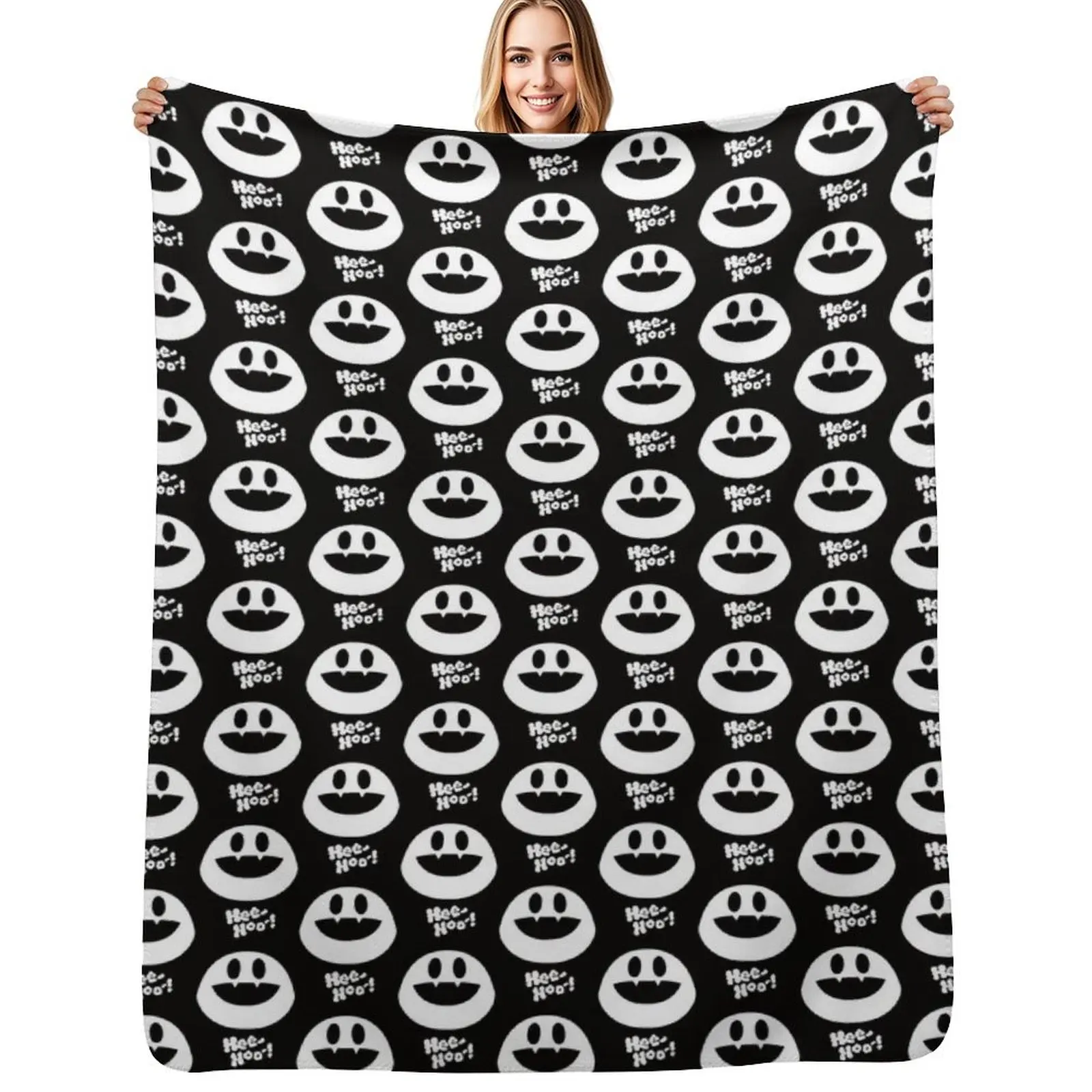 

HeeHoo Jack Frost Throw Blanket Warm Flannel Blanket for Couch Chair Bedroom