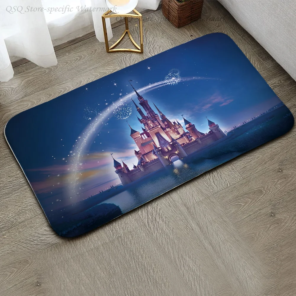 1 pz MINISO Disney Castle tappetino antiscivolo cucina camera da letto tappeto trapuntato fatto a