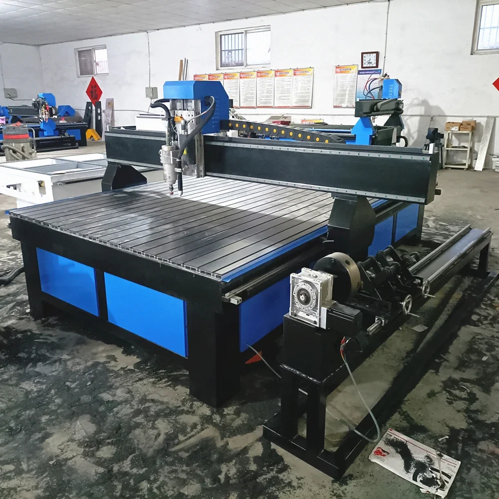 High Precision New Design Cnc Plasma Metal Cutting Cnc Router Machine  With Rotary  Cnc Plasma Cutter Price