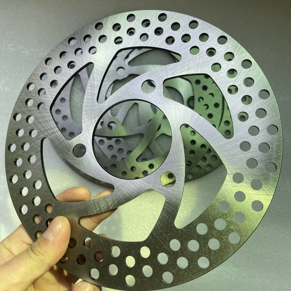 Freno de Disco Universal para Motocicleta y Bicicleta Eléctrica, 200mm 220mm, 3 Orificios, 57mm 70mm, Delantero y Trasero