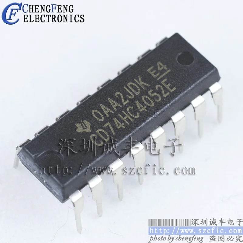 

10 шт. CD74HC4052E 74HC4052 DIP оригинальный новый Быстрая доставка