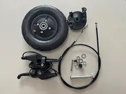 nch Pneumatic Wheel With Drum Brake With Expansion Brake Aluminum Wheel Brake For speedway/ruima minipro