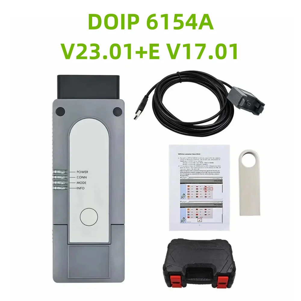 

6154A V23.01 Engineer 17.01 Support CAN FD DoIP Better than VNCI 6154A 5054A Cover All Group Car Till 2024 OBD2 Diagnostic Tool