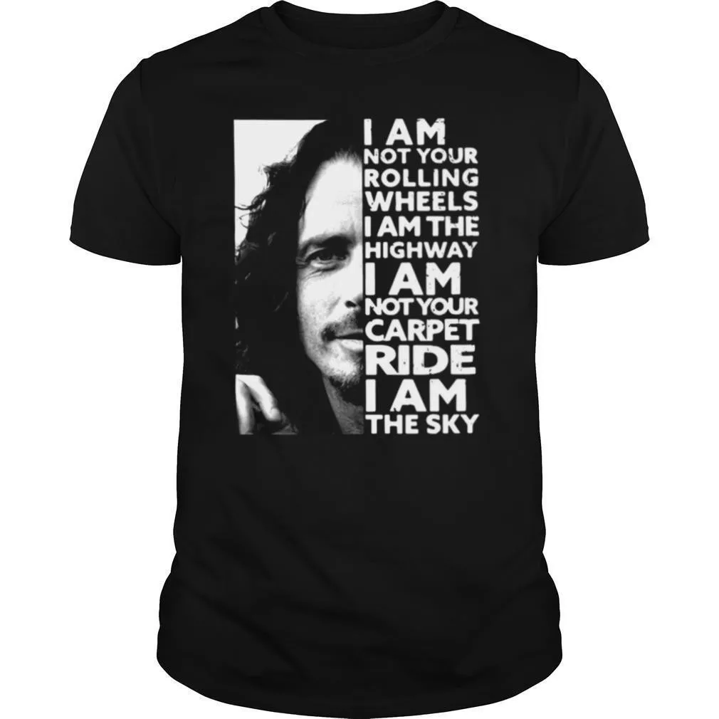 Rare Chris Cornell Short Sleeve Gift For Fan Black S-2345XL Unisex T-shirt TMB12
