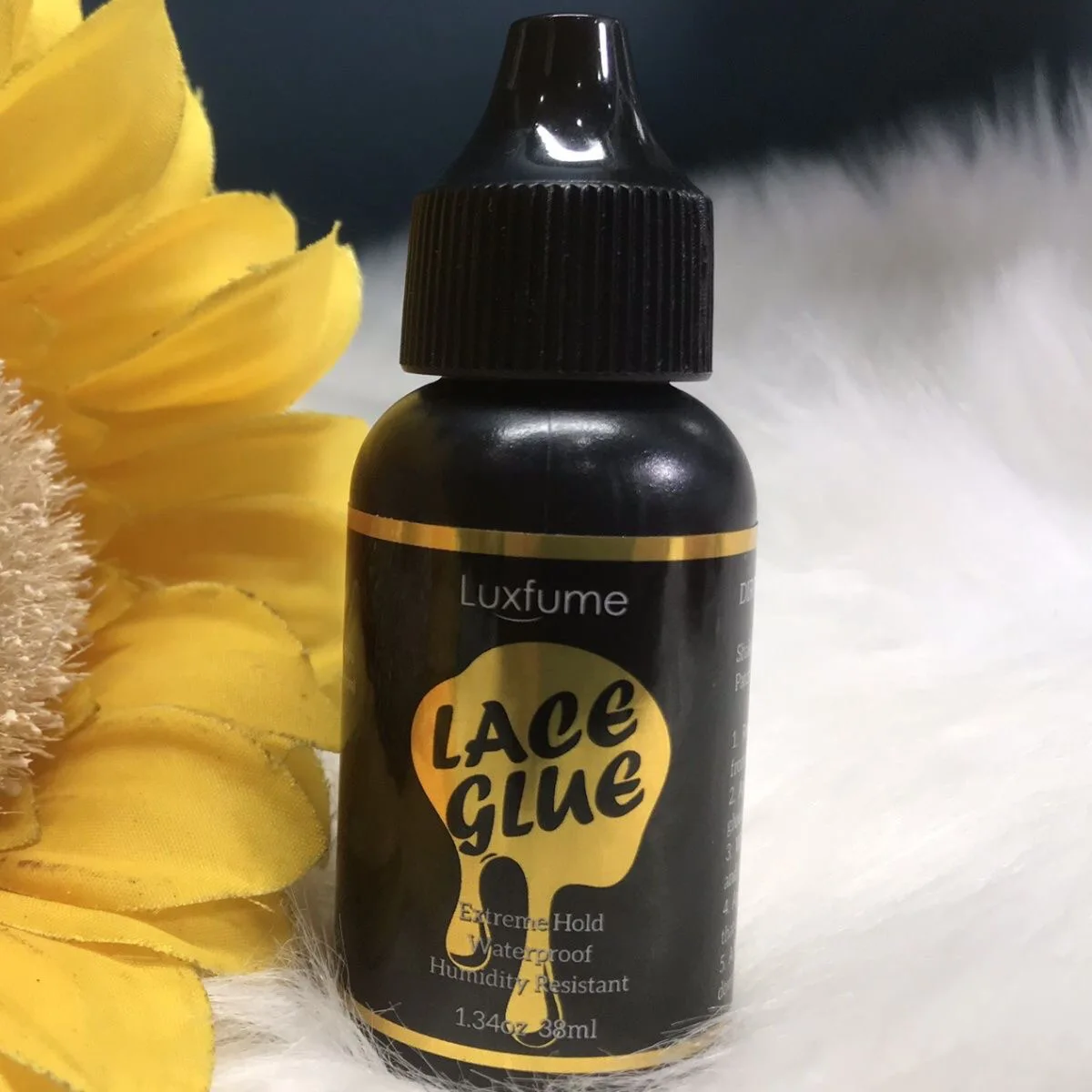 

1/3/5pc Strong Hold Waterproof Lace wig glue 38ml black hair glue Wig Glue Extra Hold Waterproof Lace Front Super Bonding Glue