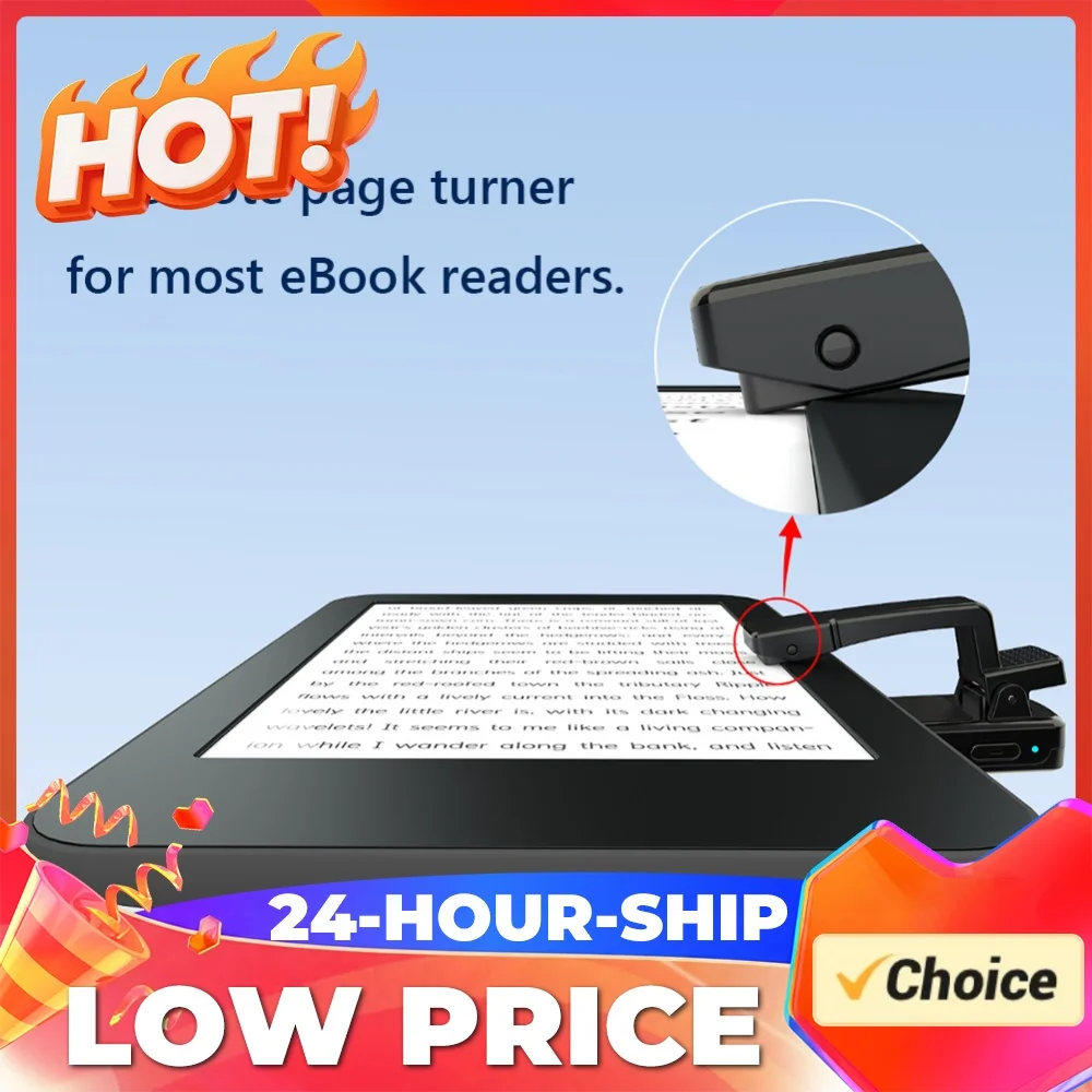 Remote Control Page Turner Ring Bluetooth-Compatible 5.0 Scrolling Ring for Camera Shutter Camera Video Recording Remote