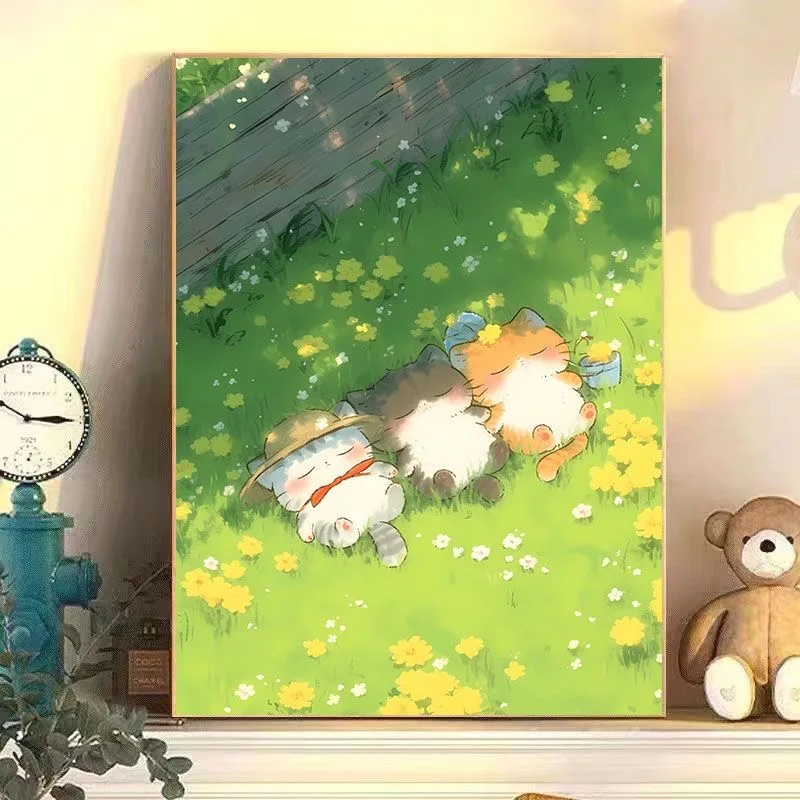 

A-0047 Mountain Valley River Landscape Oil Painting Hand Painted Wall Decor