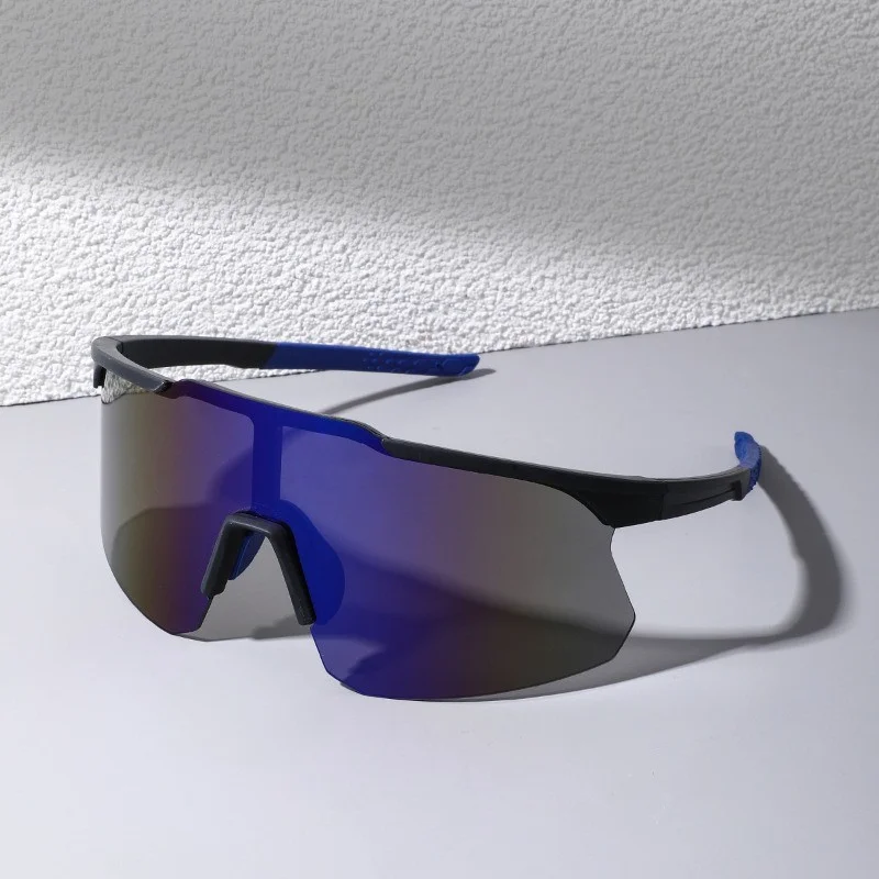 10PCS New Outdoor Windproof Men's and Women's Cycling Motorcycle Sunglasses with Large Sunshade Frame Sports Sunglasses