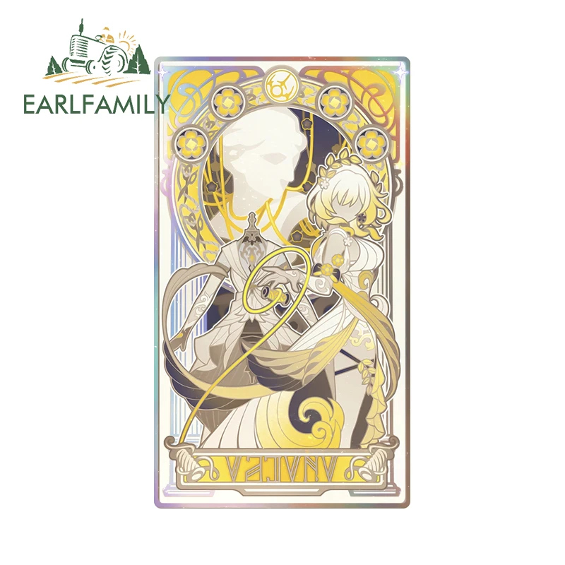 EARLFAMILY Phainon Honkai ستار السكك الحديدية سيارة ملصق الأصلي أنيمي المشارك واقية من الشمس قافلة ملصق مائي اكسسوارات السيارات مقاومة للخدش