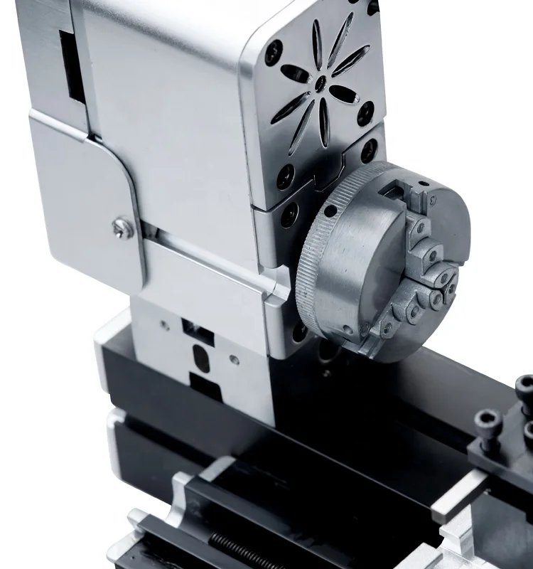 36W All-metal Enhanced Miniature Metal Lathe for Kids DIY Woodworking Craft in School