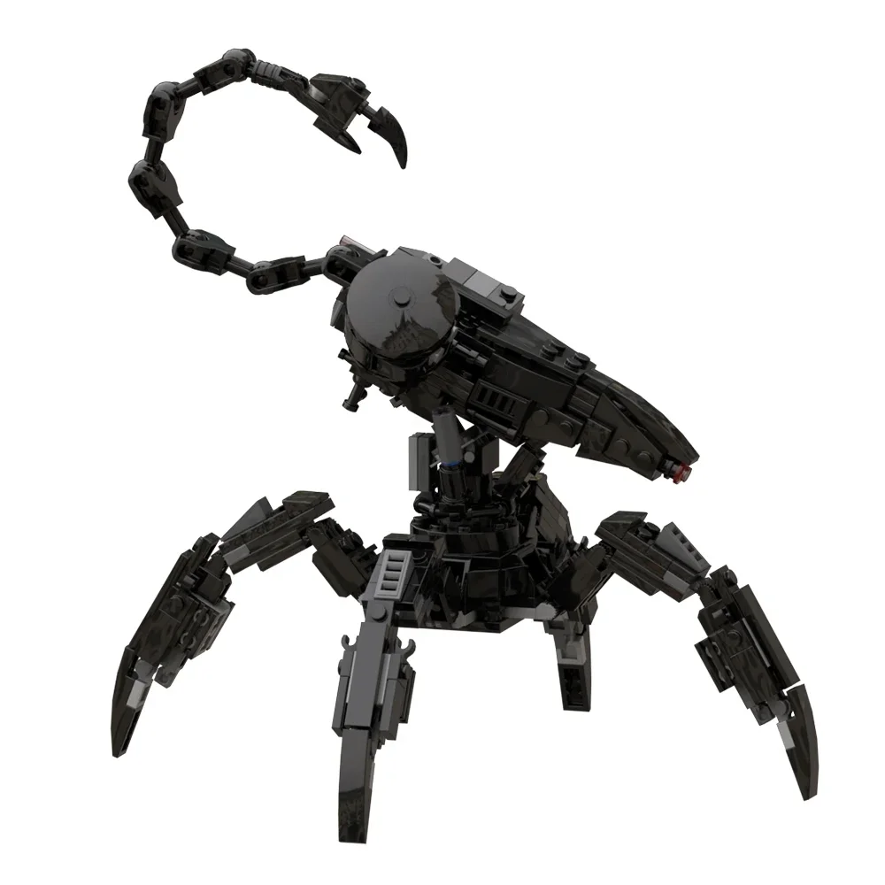 Moc Game Black Robot Corruptor War Machine Model Horizonet Zero-Dawn Watcher Bouwstenen Kits Diy Kids Puzzel Speelgoed Cadeau