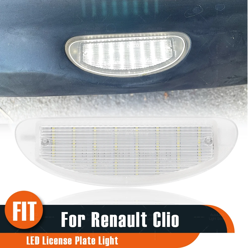 

1PC LED License Plate Light For Renault Clio II 1998-2005 Number Plate Light For Renualt Twingo I 1993-2007 High Brightness