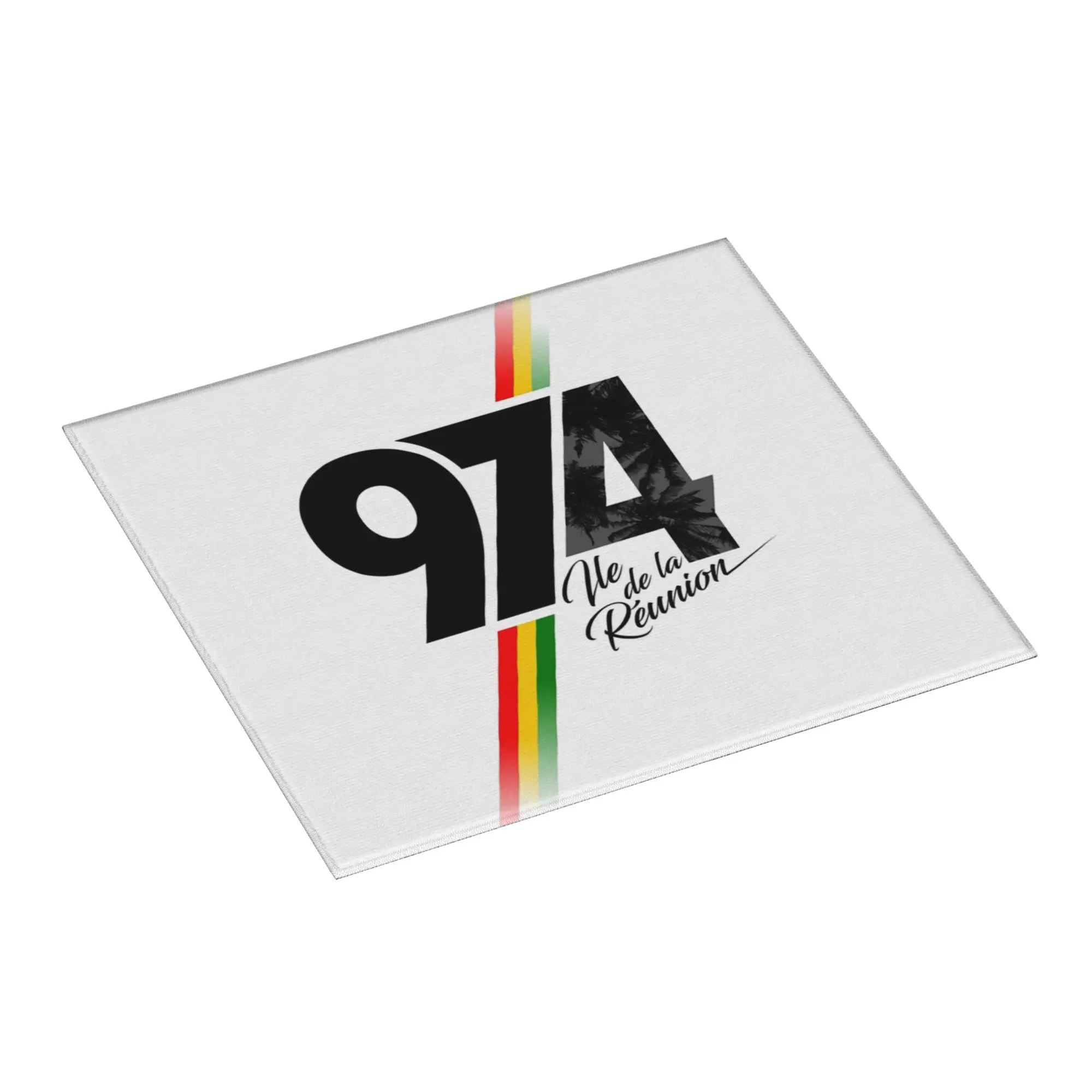974 Reunion Island Drying Mat For Kitchen Waterproof Non‑Slip Oil Proof Reusable Signature Bathroom Countertop Protector Mat