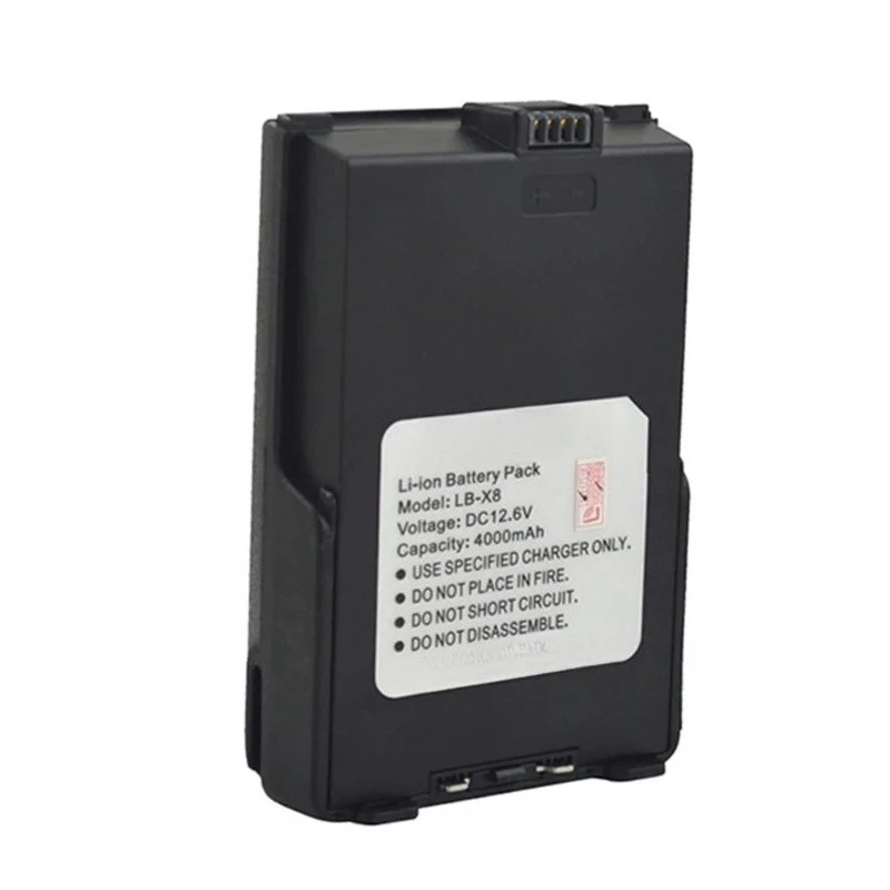 بطارية LB-X8 عالية الجودة 12.6 فولت 4000 مللي أمبير في الساعة لـ Leixun Walkie-Talkie UV-25D جديدة تمامًا، 0 دورات، جودة عالية